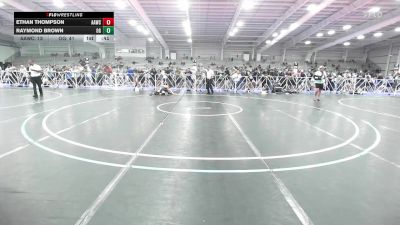 110 lbs Rr Rnd 2 - Ethan Thompson, All-American Wrestling Club Red vs Raymond Brown, Ohio Gold