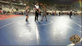 80 lbs Semifinal - Jamaree Washington, Del City Little League Wrestling vs McCoy Powell, All American Wrestling