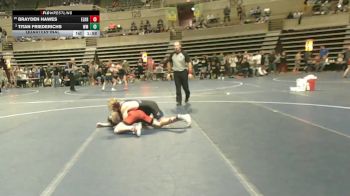 127 Championship Bracket Quarterfinal - Brayden Hawes, Elk River vs Titan Friederichs, Watertown-Mayer