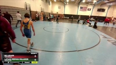 108-114 lbs Round 5 - Lathan Reiman-Villamor, Wheatland vs Bo Leever, Torrington