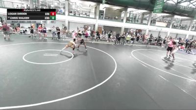 145-154 lbs Cons. Round 2 - Chris Walker, Unattached vs Logan Dirden, Herrin Tigers WC