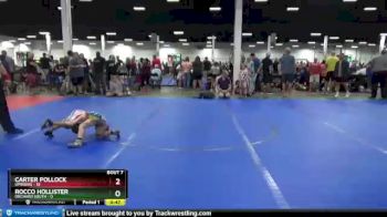 52 lbs Round 2 (10 Team) - Rocco Hollister, Orchard South vs Carter Pollock, Uprising