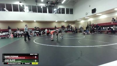 120 lbs Round 3 - Jude Blake, Ascend Wrestling Academy vs Gaige Pozniak, Team Aggression Wrestling Club