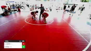 123 lbs Quarterfinal - Leilani Lazaro, California Grapplers vs Addison Ellis, Hemet Youth WC