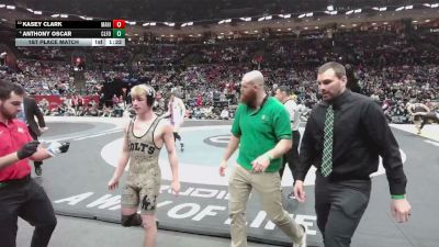 144 lbs 1st Place Match - Anthony Oscar, Clear Fork vs Kasey Clark, Mar. Highland