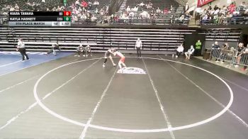 6A 110 lbs 5th Place Match - Kayla Haskett, Syracuse vs Kiara Tanaka, Mountain Ridge