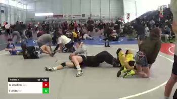 83 lbs Rr Rnd 1 - Gus Cardinal, Valiant vs Ivan Arias, The Club