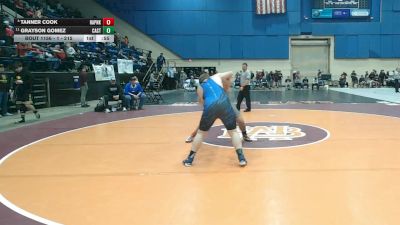 1 - 215 lbs Cons. Round 2 - Grayson Gomez, Castlewood vs Tanner Cook, Rappahannock