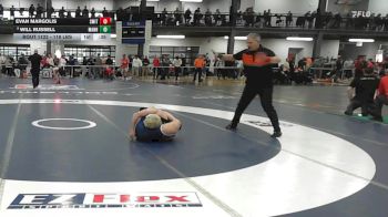 118 lbs Consi Of 8 #2 - Evan Margolis, Smithtown West vs Will Russell, Manhasset
