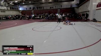 144 lbs Champ. Round 1 - Luke Figueroa, Palo Verde vs Hazem Mohamed, American Leadership Academy Gilbert