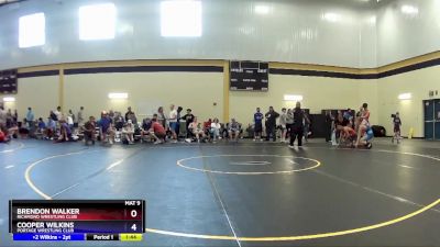 132 lbs Semifinal - Brendon Walker, Richmond Wrestling Club vs Cooper Wilkins, Portage Wrestling Club