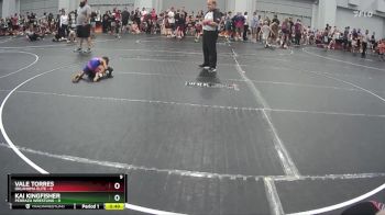 40 lbs Round 5 (8 Team) - Kai Kingfisher, Pedraza Wrestling vs Vale Torres, Oklahoma Elite