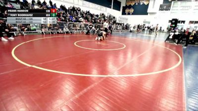 126 lbs Champ. Round 1 - Tony Rodriguez, Monache vs Frans Hanson, Corona Del Mar