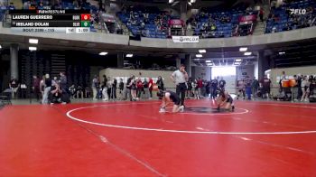 115 lbs Cons. Round 1 - Ireland Dolan, Unattached vs Lauren Guerrero, Unattached