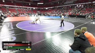 D3-220 lbs Cons. Round 1 - Devin Otto, Coleman vs Deven Soerens, Cedar Grove-Belgium