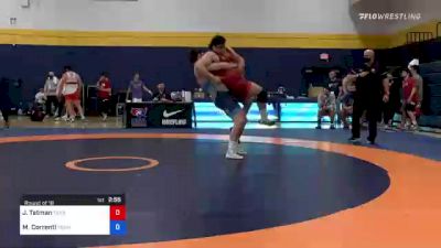 125 kg Round Of 16 - Joshua Tatman, Texas vs Mauro Correnti, Pennsylvania RTC