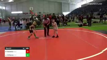 43 lbs Rr Rnd 3 - Jax Williams, Tuff Kids vs Presley Salcedo, Rough House WC