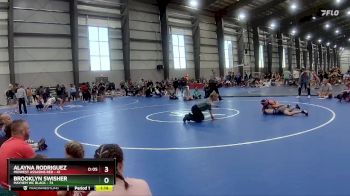 82 lbs Final - Brooklyn Swisher, Mayhem WC Black vs Alayna Rodriguez, Midwest Assasins Red