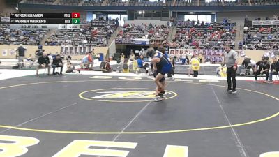 106 lbs Semifinal - Ryker Kramer, Fort Campbell vs Parker Wilkens, Highlands