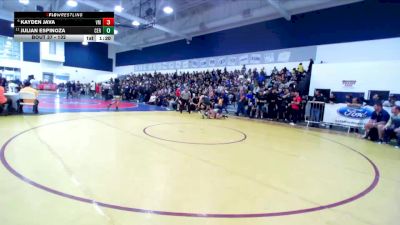 132 lbs Champ. Round 1 - Julian Espinoza, Cerritos vs Kayden Java, Vista Murrieta