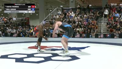 70 lbs Quarters - Yahya Thomas, New Jersey RTC/ Titan Mercury Wrestling Club (TMWC) vs Will Lewan, Cliff Keen Wrestling Club