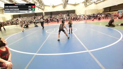 55-T lbs Semifinal - Luis Deguzman, Spazz Wrestling vs Ja'Sai Matthews, Pride WC