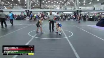 52 lbs Round 3 (6 Team) - Korbin Kiessling, Rampage vs Santino DeLeon, PA Alliance White