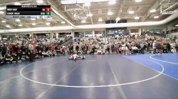 106 lbs 1st Place Match - Cody Vick, Gunnison vs Ren Kay, Mountain Ridge