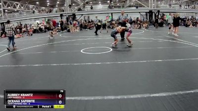 64 lbs Placement (4 Team) - Aubrey Krantz, Lady Bandits vs Oceana Saferite, Team Diamond Fish