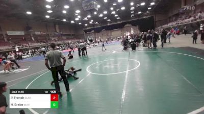65 lbs Final - Parker French, Bearcave WC vs Hunter Grebe, Bearcave WC