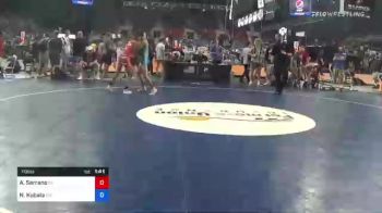 113 lbs Consi Of 32 #2 - Angel Serrano, Colorado vs Noah Kubala, Colorado