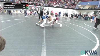 83 lbs Rr Rnd 2 - Ledger Rother, Rough Riders vs Waylon Perez, Marlow Outlaws