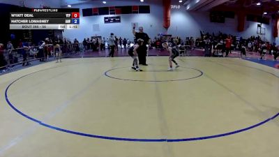 56 lbs Round 5 - Wyatt Deal, Virginia Team Predator vs Hatcher Lomasney, Alleghany Area Wrestling