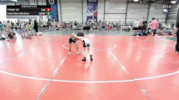 52 lbs Rr Rnd 3 - Tyson Yu, Team Germantown vs Clayton Ciociola, The Hunt Wrestling Club Black