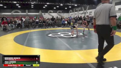 90 lbs Round 1 (8 Team) - Max Dinges, POWA (CO) vs Brenden Bosco, Team Ohio (OH)