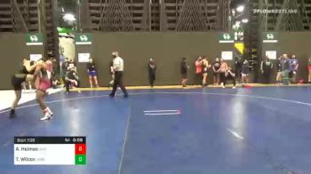 138 lbs Consolation - Aaron Holmes, Unattached 104 vs Trevor Wilcox, Unattached 39