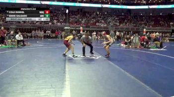 3A-106 lbs Champ. Round 1 - Eddie Salgado, Ankeny vs Cole Dunkel, Western Dubuque