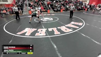 157 lbs Cons. Round 4 - Radic Dvorak, HUNTLEY vs Geno Papes, New Lenox (PROVIDENCE CATHOLIC)