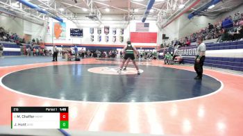 215 lbs Quarterfinal - Miles Chaffer, Morton vs Joseph Hunt, Normal (University)