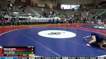 150 lbs Semifinal - Skylur Lewis, Rogers Heritage vs Kyla Gatlin, Little Rock Central
