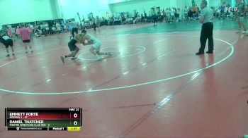 165 lbs Round 4 (16 Team) - Emmett Forte, Division-1 vs Daniel Thatcher, Foxfire Wrestling Club RED