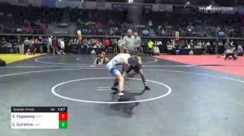 93 lbs Quarterfinal - Carter Foglesong, Terminator Wrestling Academy vs Colton Cummins, Juneau Tornados