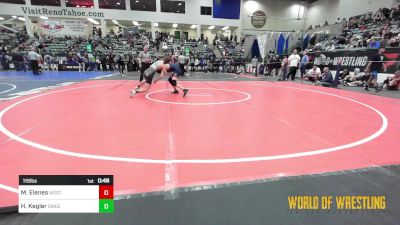 115 lbs Consi Of 64 #2 - Miguel Elenes, Westview vs Harrison Kegler, Sweet Home