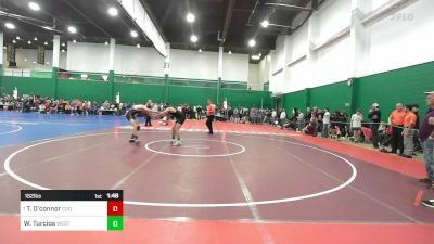 152 lbs Round Of 32 - Tj O'connor, Cooperstown-milford vs William Turcios, Westbury