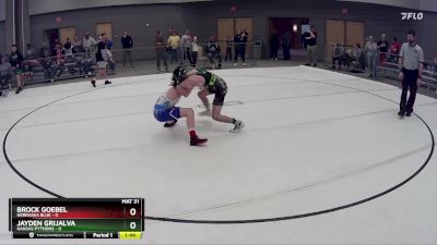 109 lbs Round 3 (8 Team) - Jayden Grijalva, Kansas Pythons vs Brock Goebel, Nebraska Blue