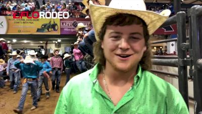 Rylen Sutherland NLBRA Steer Wrestling