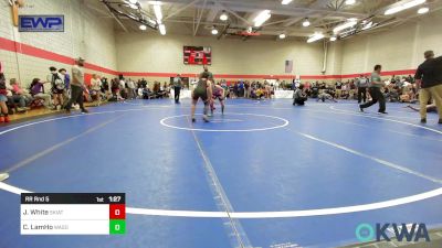 95 lbs Rr Rnd 5 - Joslynn White, Skiatook Youth Wrestling vs Chevy LamHo, Wagoner Takedown Club