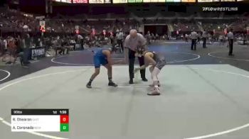 90 lbs Quarterfinal - Riker Ohearon, East Idaho Elite vs Abraham Coronado, Nevada Elite