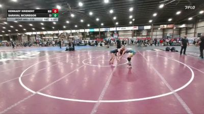 118 lbs Semifinal - Saraval McGregor, Eastside United vs Kennady Krienert, None