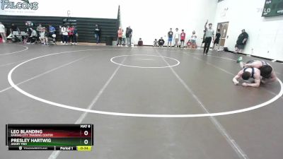 150 lbs Cons. Round 3 - Presley Hartwig, Angry Fish vs Leo Blanding, Kansas City Training Center